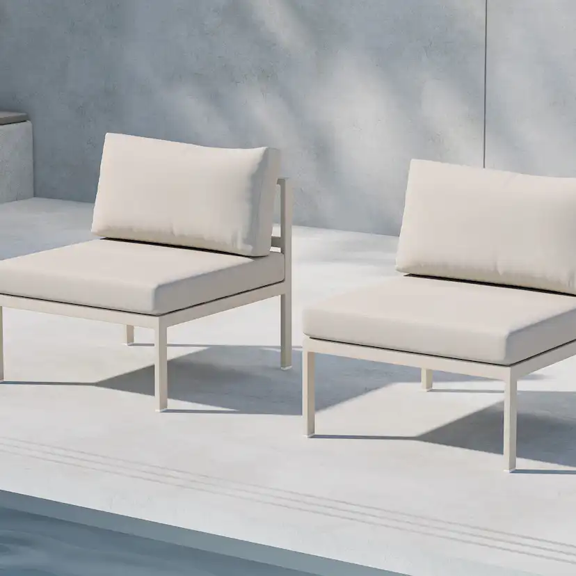Copacabana Sofa Module Middle - Beige / Beige Beige