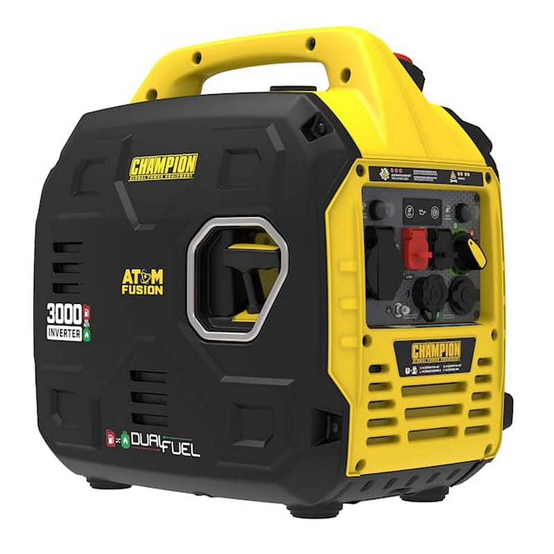 Inverterelverk Champion Generators The Mighty Fusion Dual Fuel 3000W