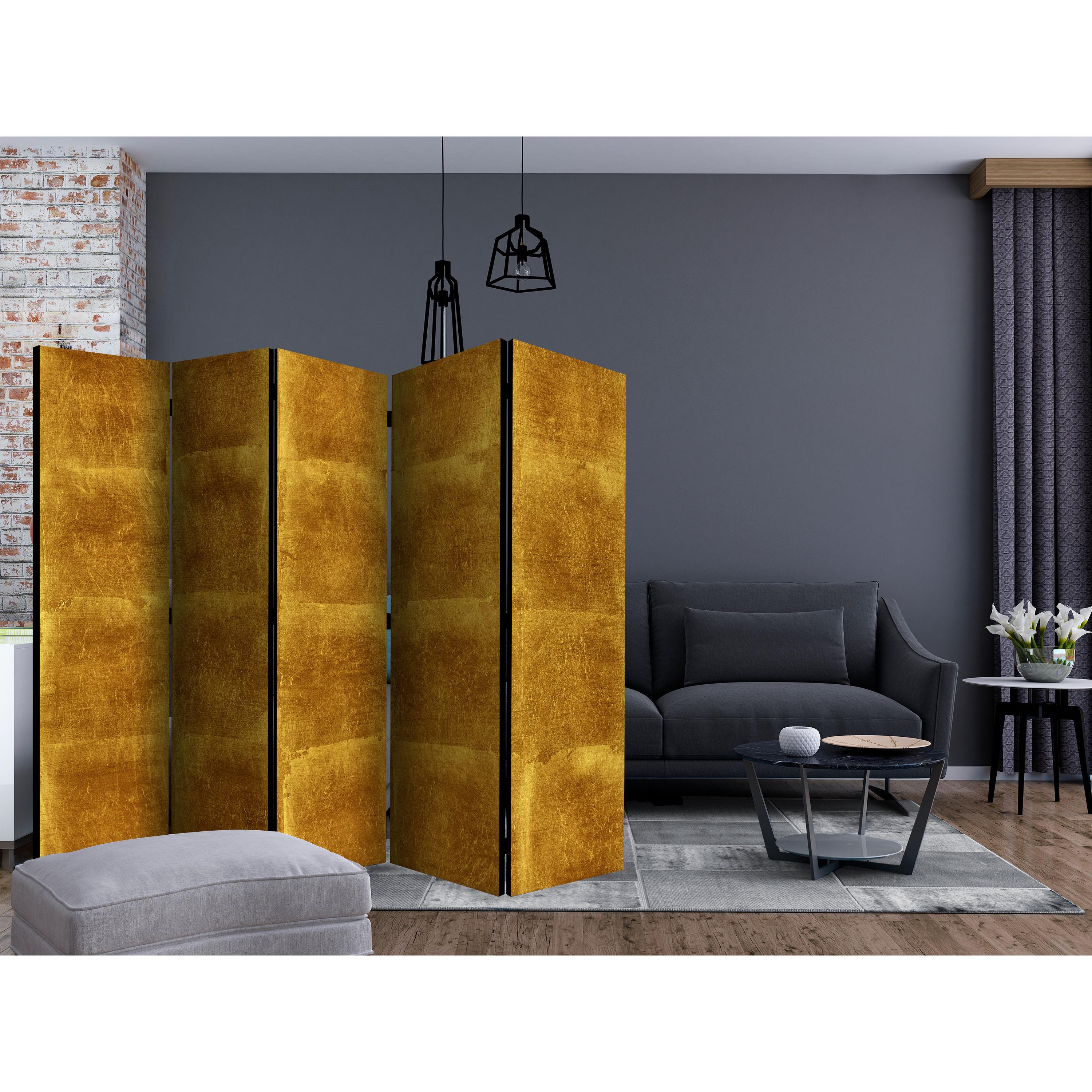 Rumsavdelare Skärmvägg Arkiio Golden Cage II 225x172 cm