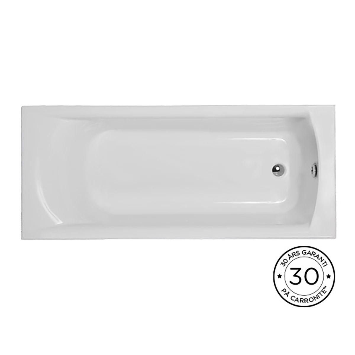 Badkar Strømberg Delta 1800x800 mm