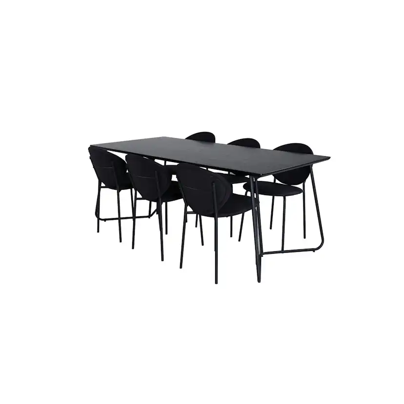 Matgrupp Venture Home Annika med 6 Valor Stolar