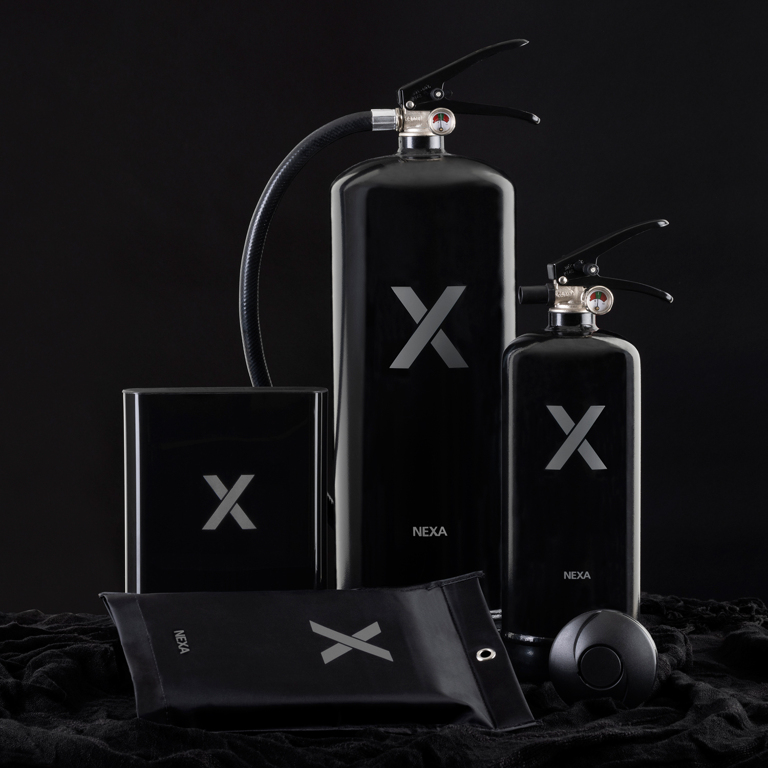 Barndvarnare Nexa Optisk DLSA-866/LL Med Inbyggt Batteri 10 år Svart