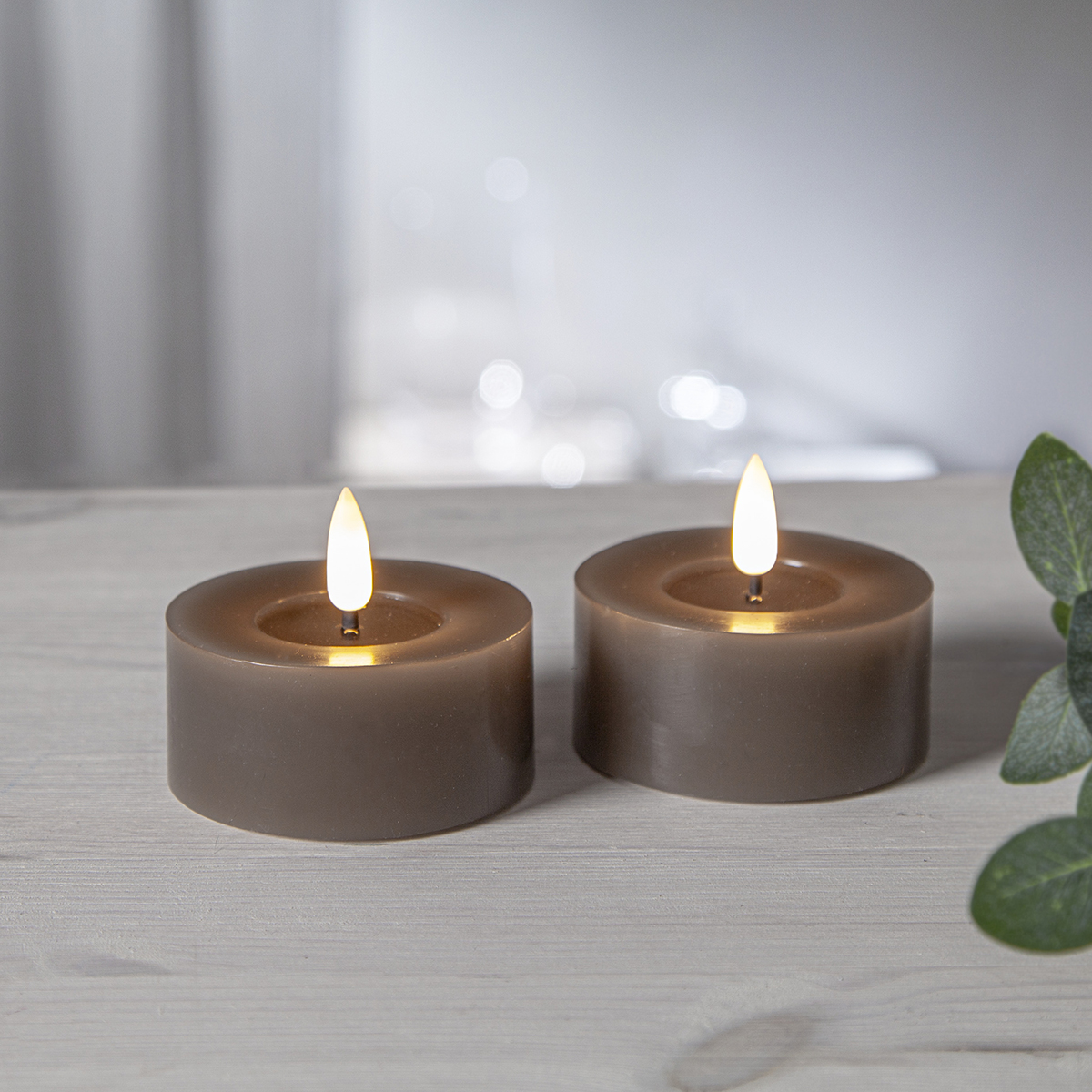 LED-Värmeljus Star Trading Flamme Flow 7x5 cm 2-pack