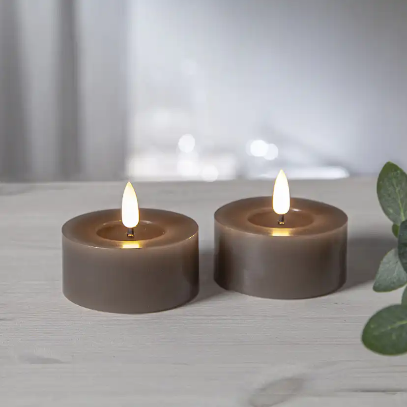 LED-Värmeljus Star Trading Flamme Flow 7x5 cm 2-pack
