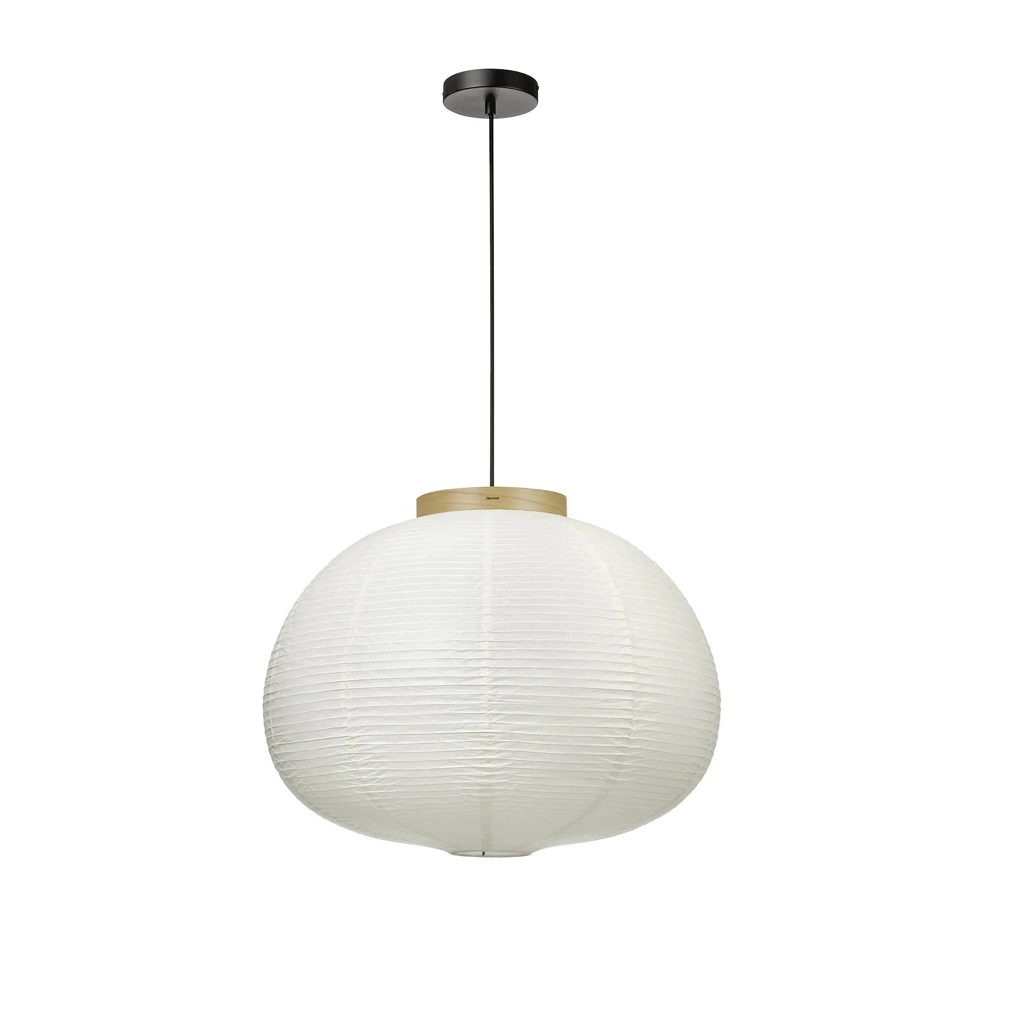 KAMI Pendant Lamp H 48 cm Ø60 cm Vit/Ek