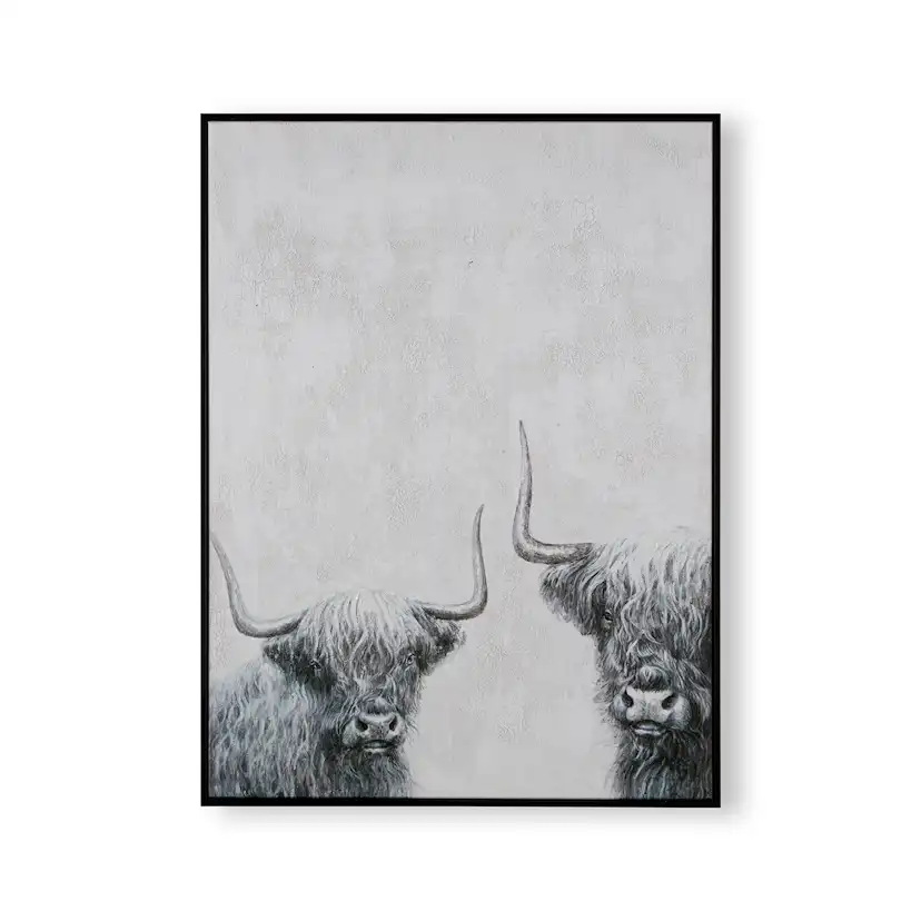 Tavla Art For The Home Highland Cows