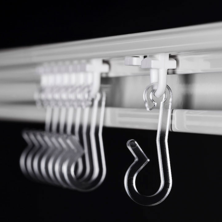 Duschstång Leijma Stabil Rak Vit