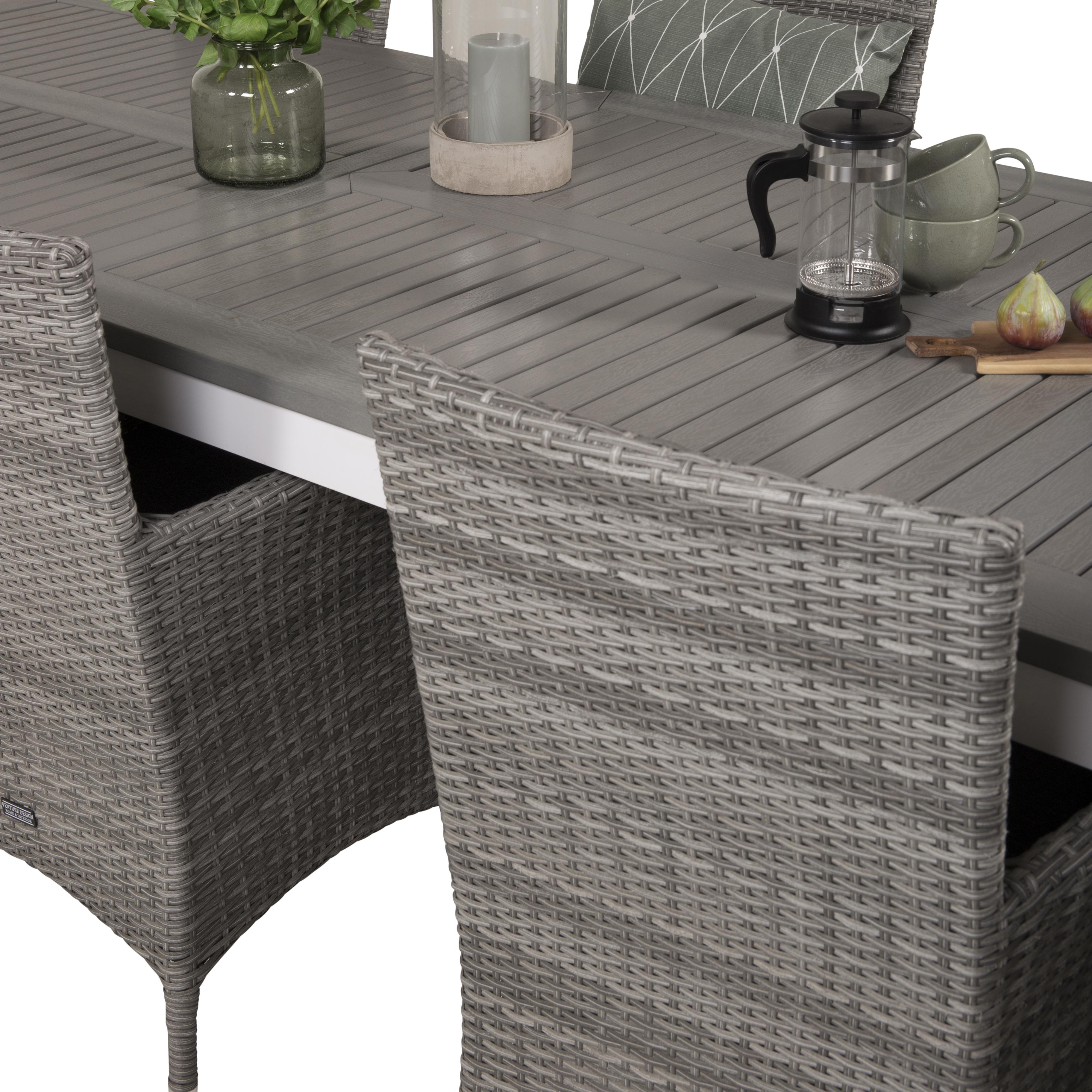 Matgrupp Venture Home Aleyna 224/324 med 8 Milwa Stolar