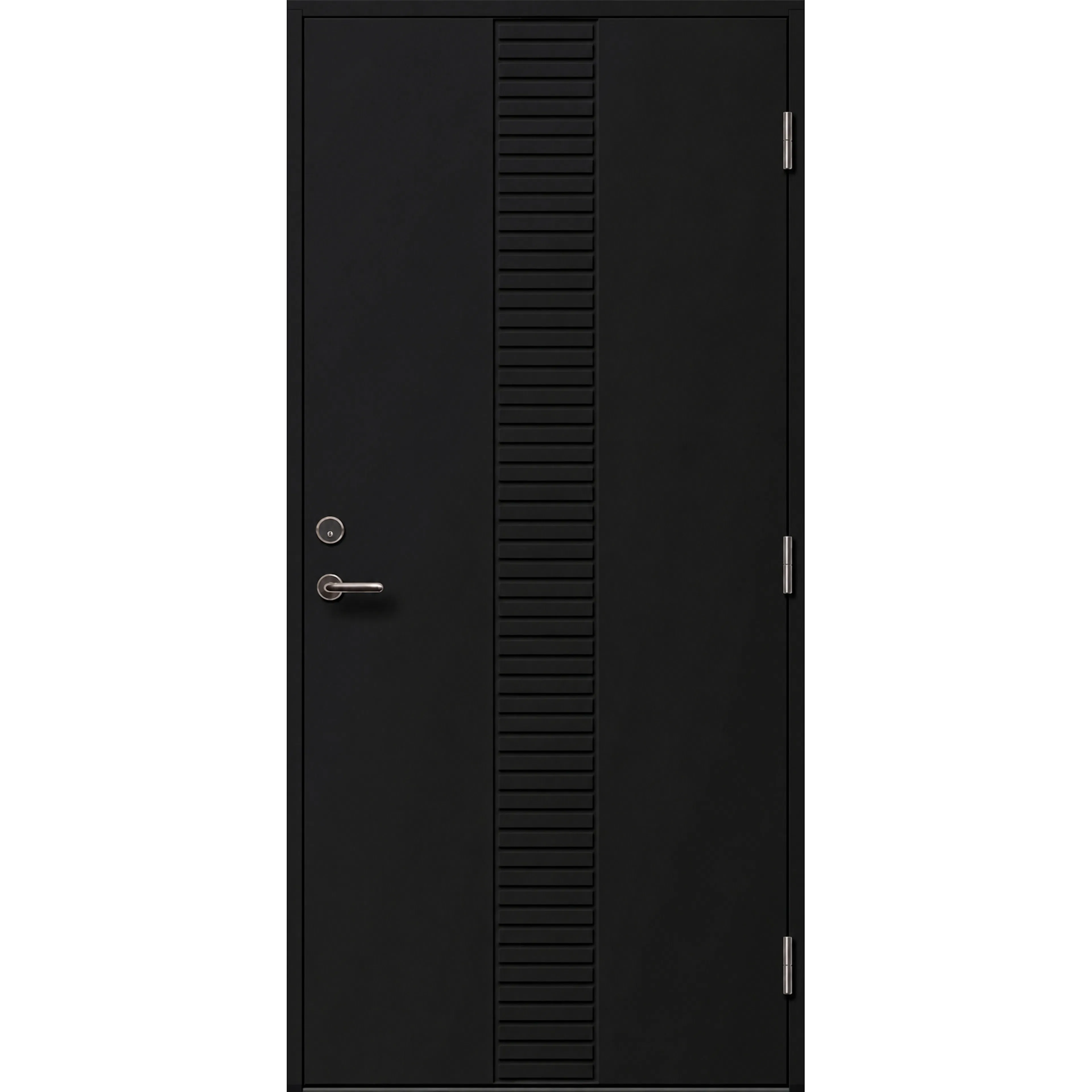 Ytterdörr Skandinaviska Dörrar Tradition tät Aneby: 9x21, S-9000-N, Svart