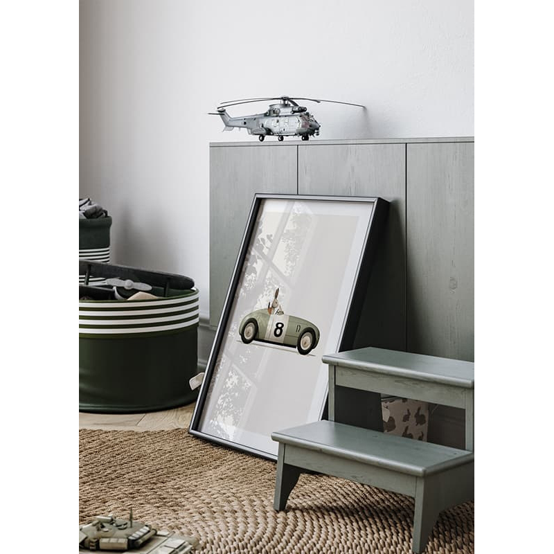 Poster Gallerix Rabbit In Toy Car