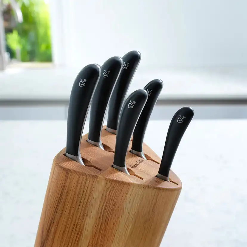 Knivblock Robert Welch Signature Prism Oak Set 7 Delar