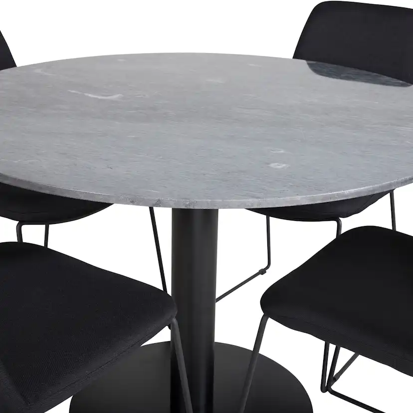 Matgrupp Venture Home Estelle med 4 Muscot Stolar PolyEstelletyg