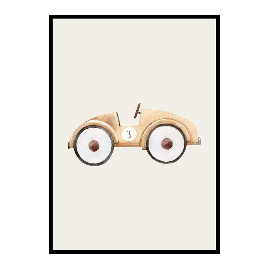 Poster Gallerix Beige Toy Car
