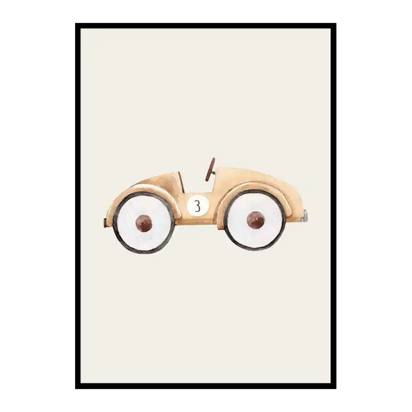 Poster Gallerix Beige Toy Car