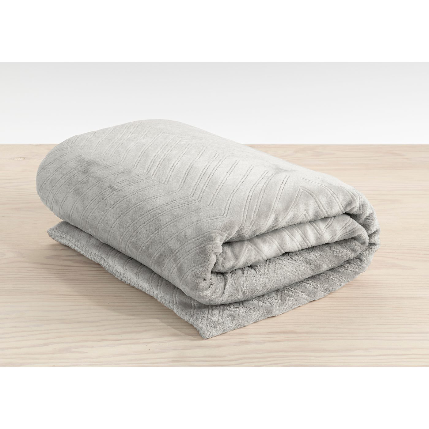 Pläd Borganäs of Sweden Sherpa 130 x 170 cm Grå