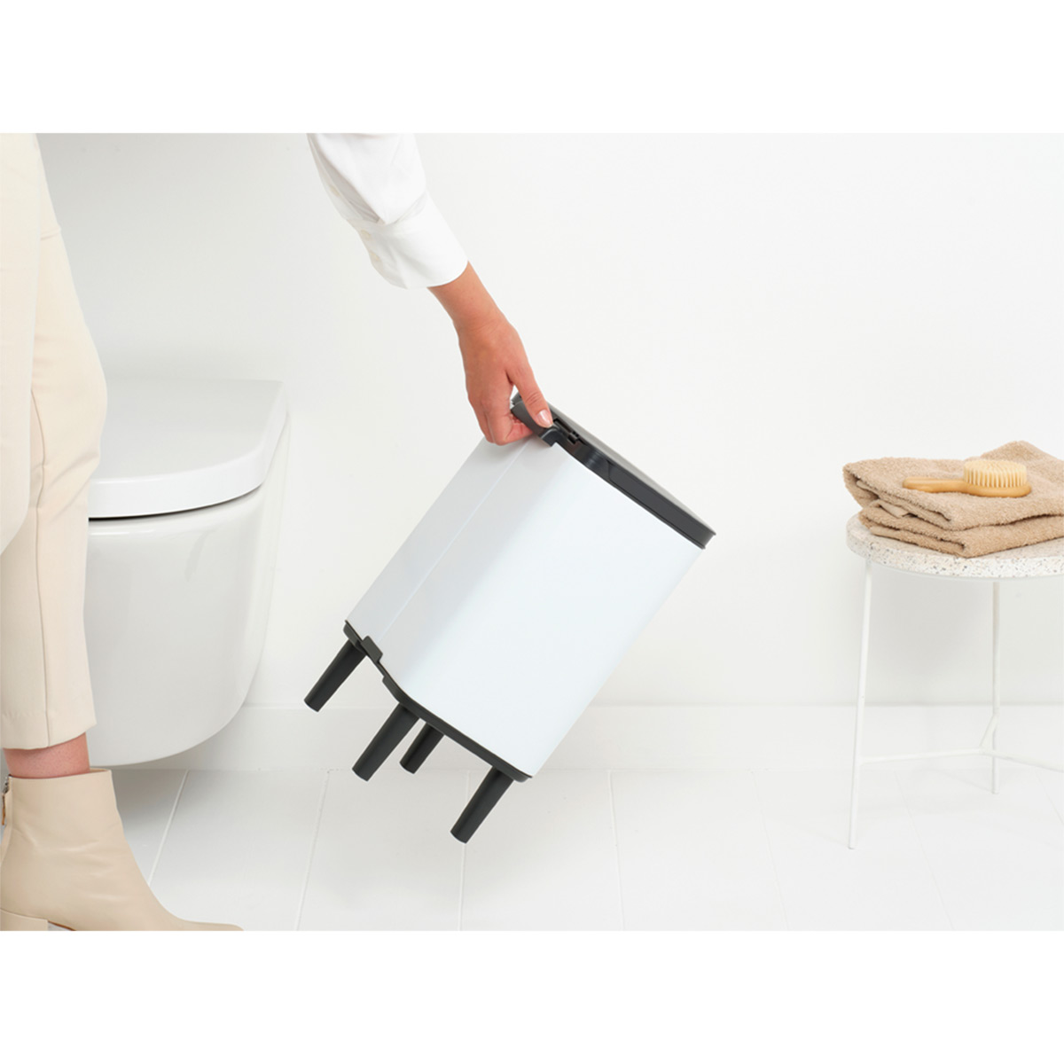 Bo Avfallshink Hög 7L - White Vit