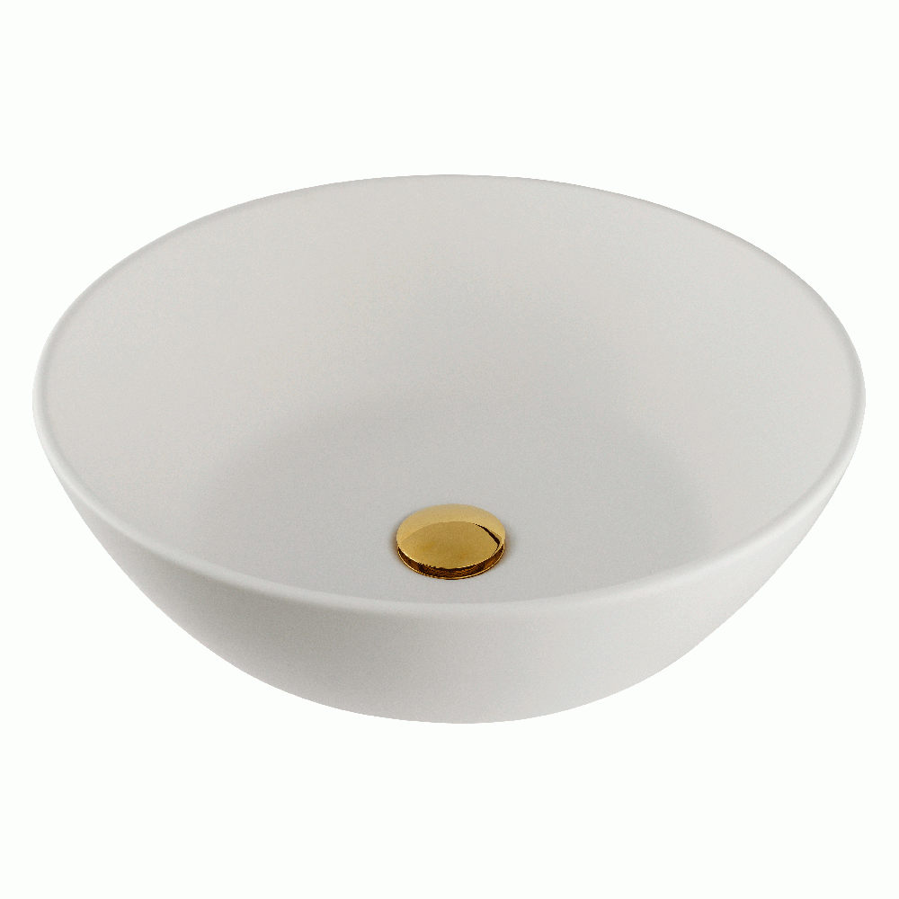 Tvättställ Lavabo Solid Surface ø450 mm