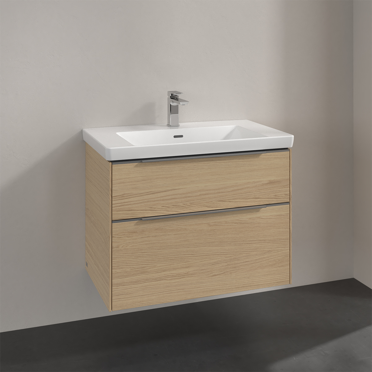 Tvättställsskåp Villeroy & Boch Subway 3.0 med 2 Lådor