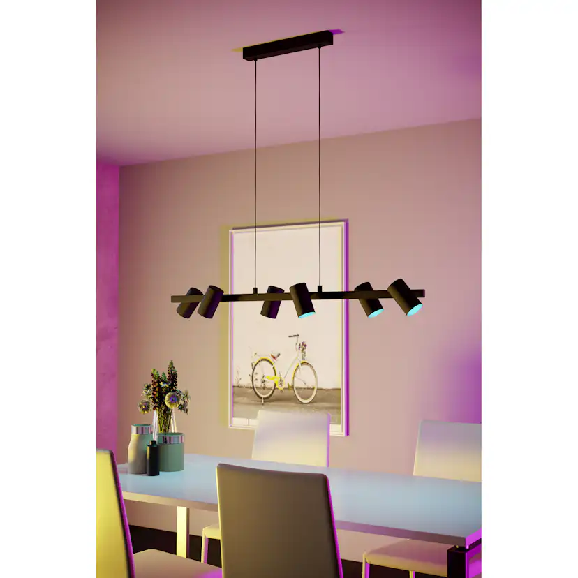 Ljuskälla Eglo 3xLM-ZIG-RGB/CCT GU10 4,5W+1XFB
