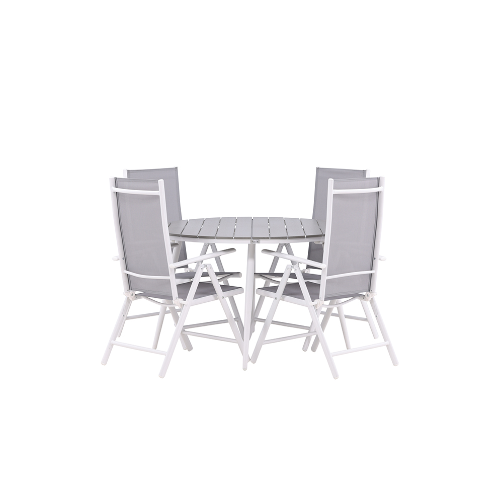 Matgrupp Venture Home Break Ø120 cm med 4 Break Stolar