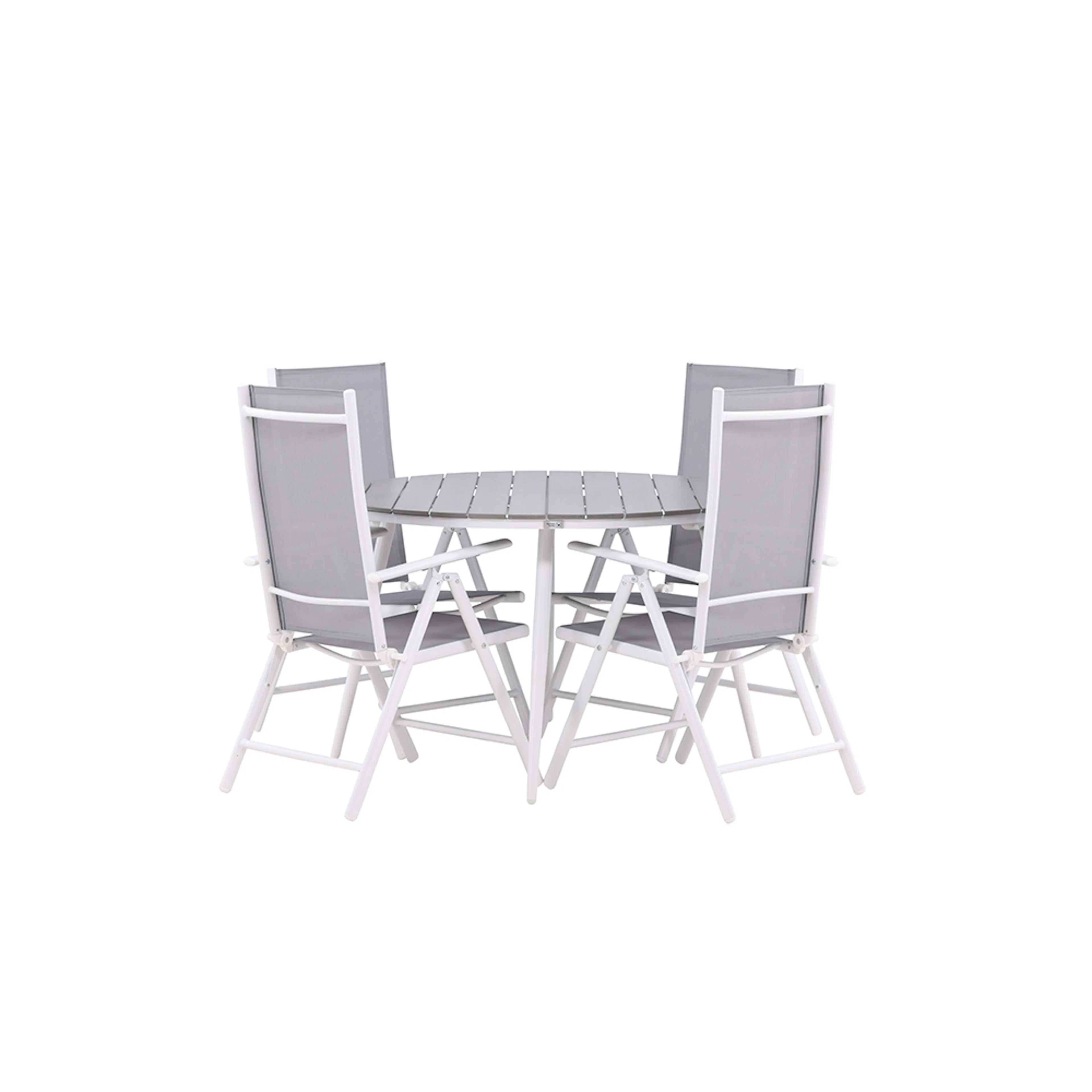 Matgrupp Venture Home Break Ø120 cm med 4 Break Stolar