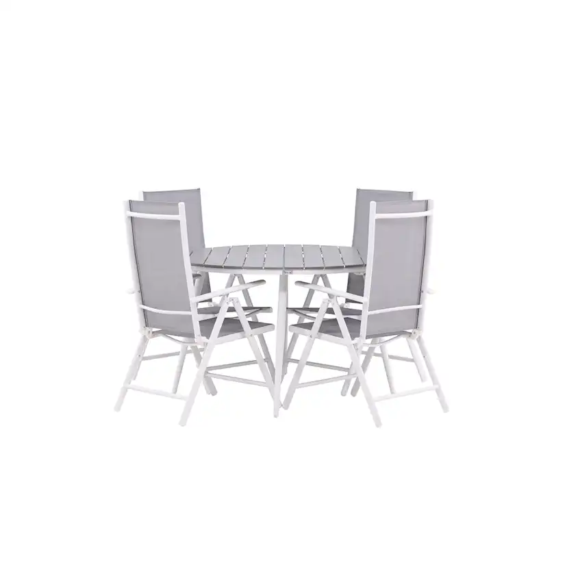 Matgrupp Venture Home Break Ø120 cm med 4 Break Stolar