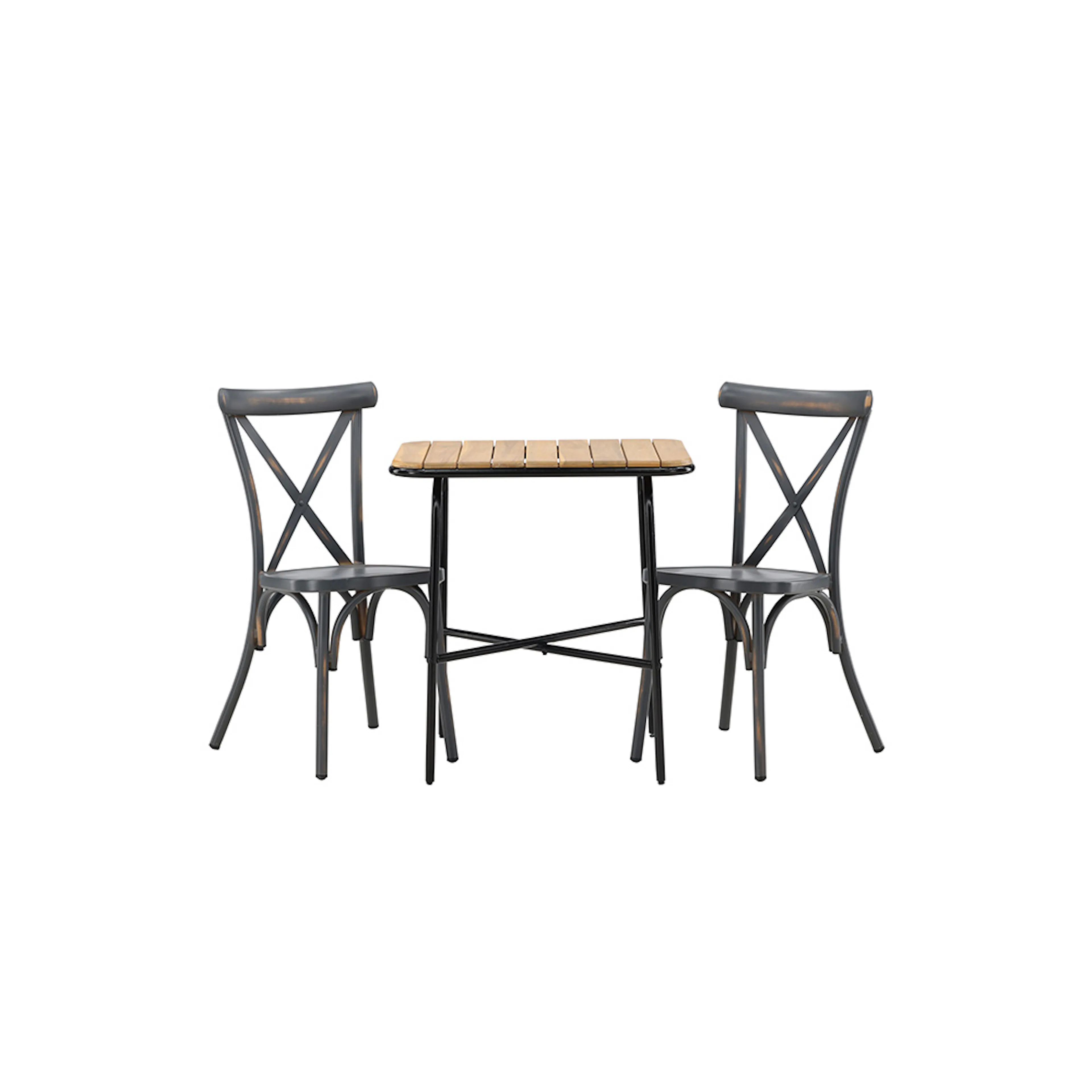 Cafégrupp Venture Home Holmbeck Bord med 2 Tablas Stolar