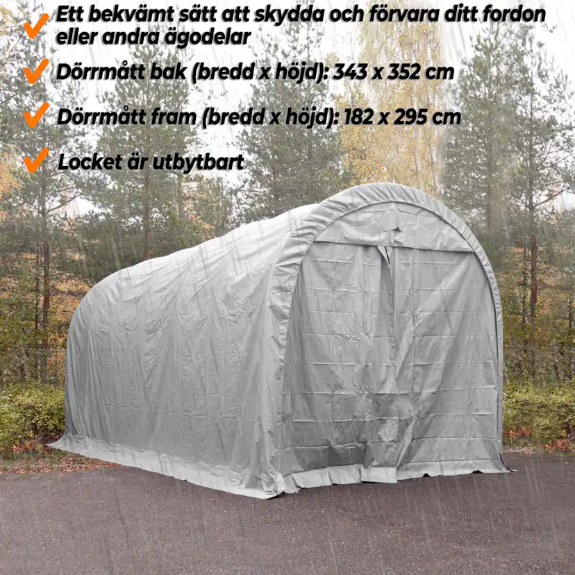 Garagetält Fornorth 3,5x7,5m