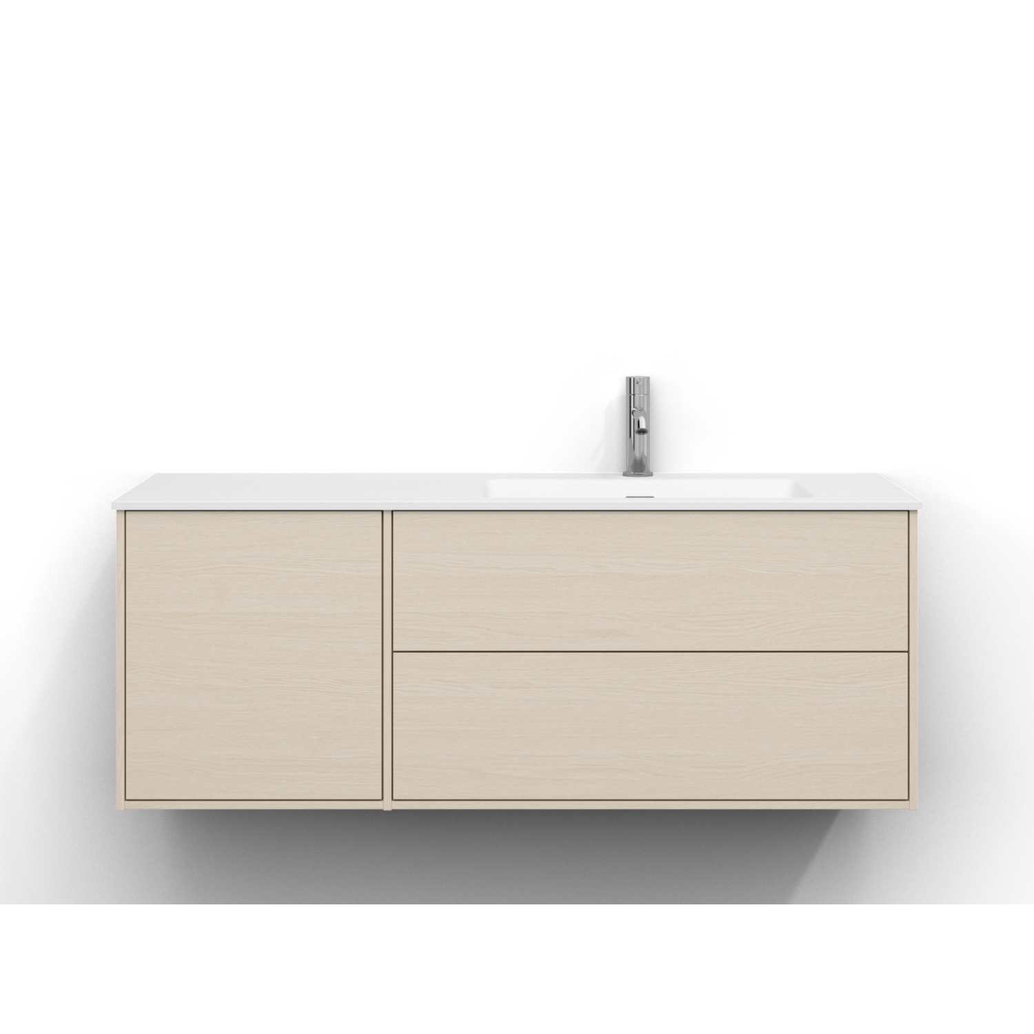 Epos Udel 120H V.Ask 1+2L Pln Vit Ask, Front: Plan, Placering: Höger