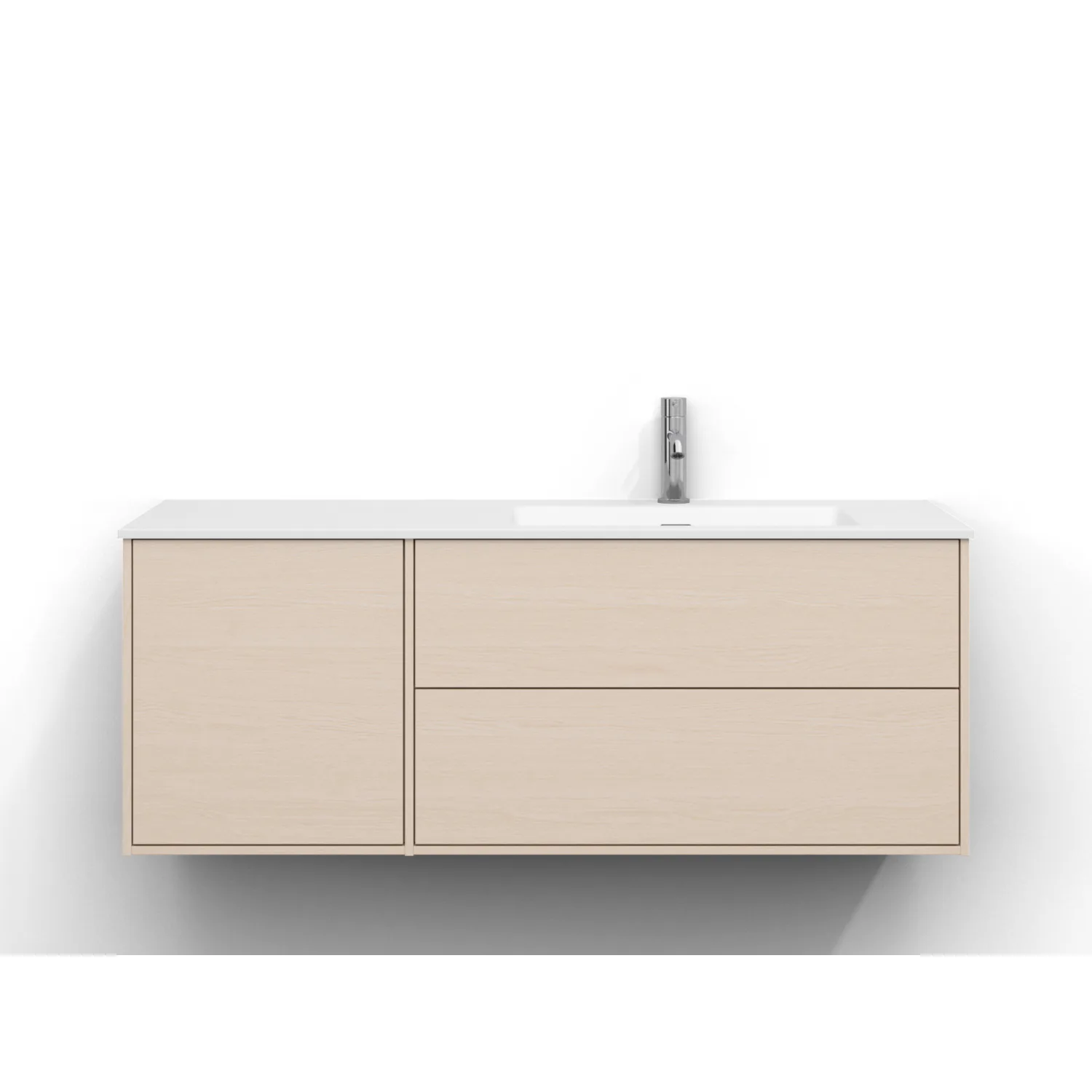 Tvättställsskåp Svedbergs Epos 120x45 med 2+1 Lådor