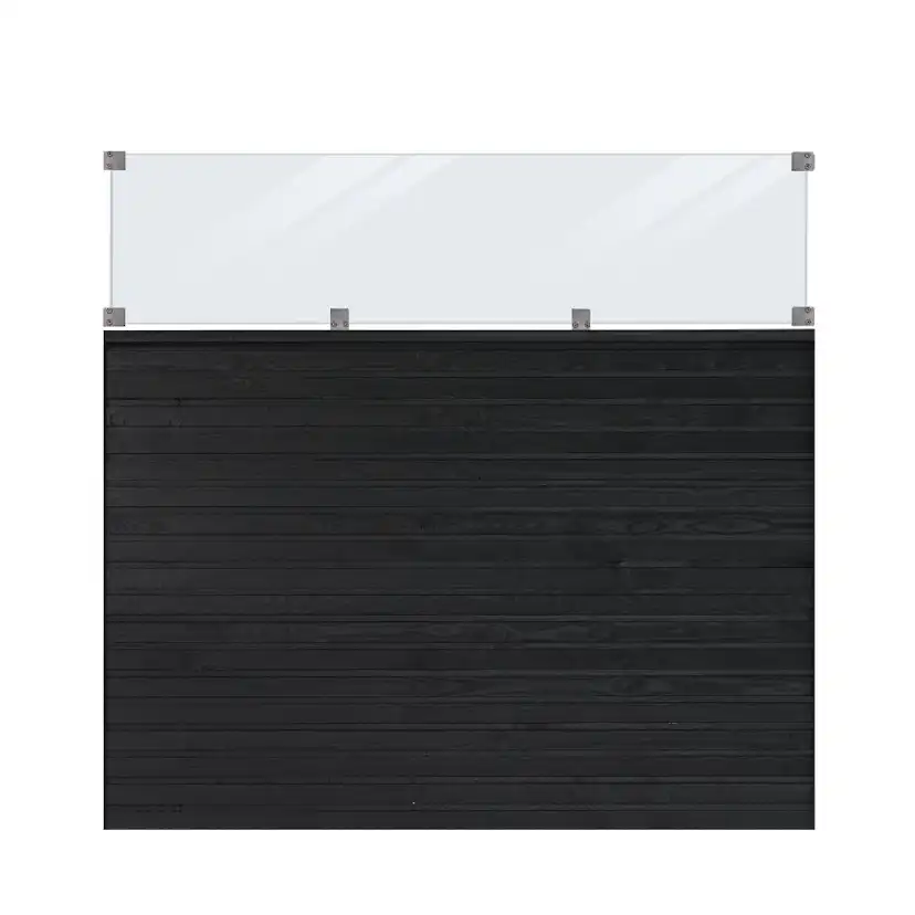 Skärm PLUS Plank med Glas 174x163