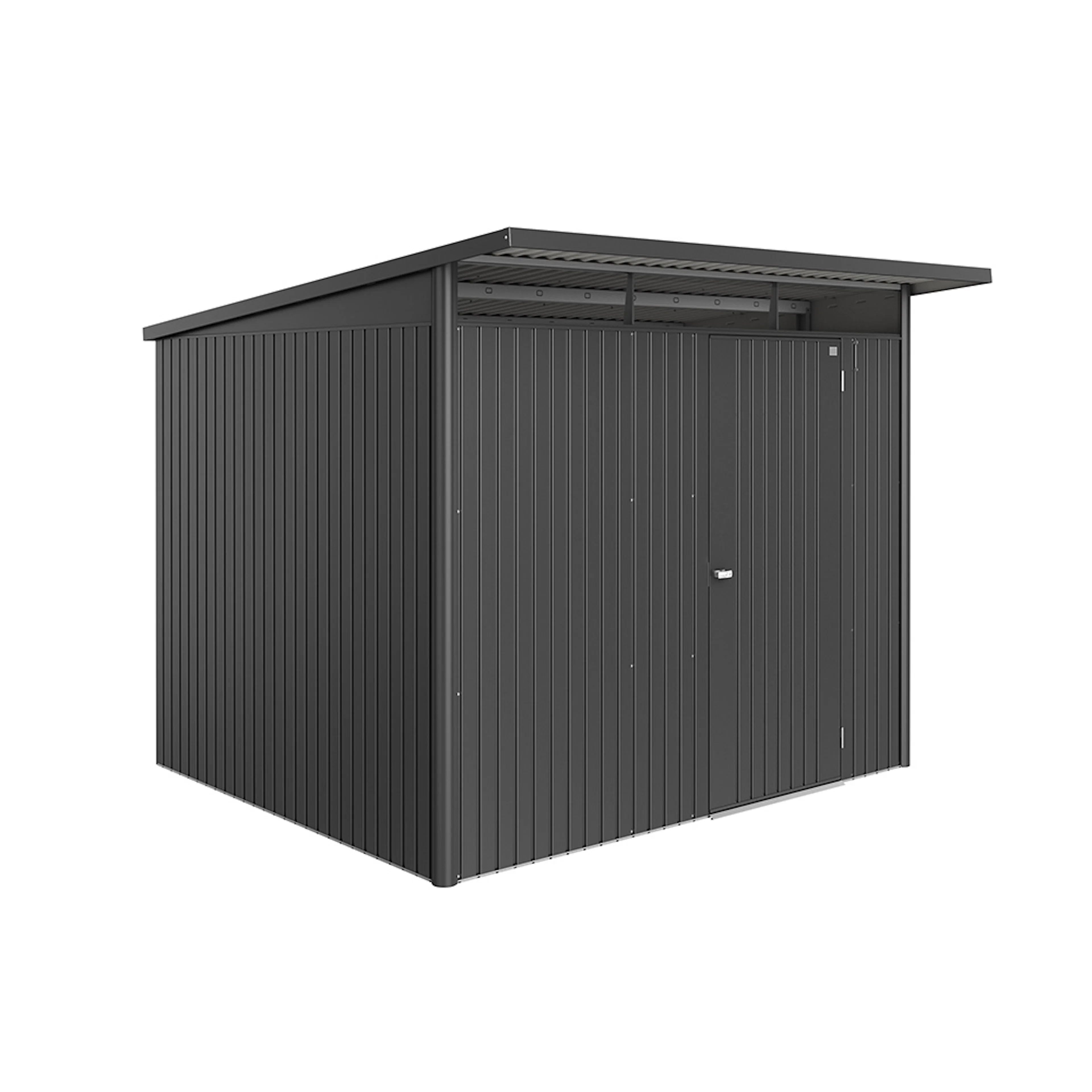 Redskapsbod Biohort Avantgarde Eco A6 Metallic Mörkgrå Standarddörr