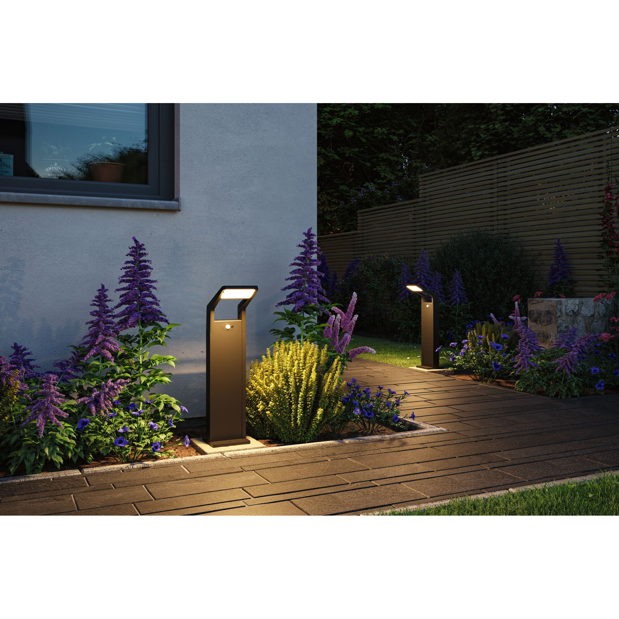 Pollare LED Paulmann Juntea med Skymningsstyrd rörelsedetektor Seawater Resistant IP44 230V