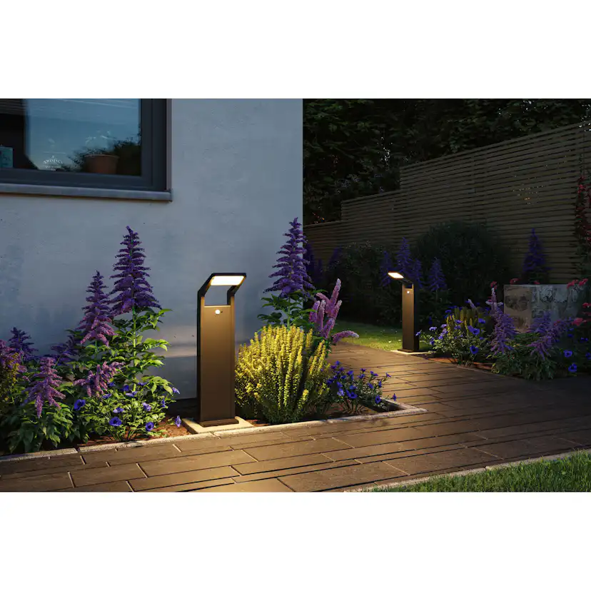 Pollare LED Paulmann Juntea med Skymningsstyrd rörelsedetektor Seawater Resistant IP44 230V