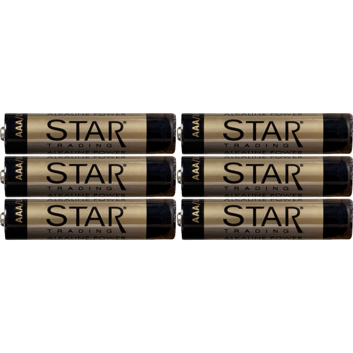 Batteri Star Trading AAA Power Alkaline 6-pack
