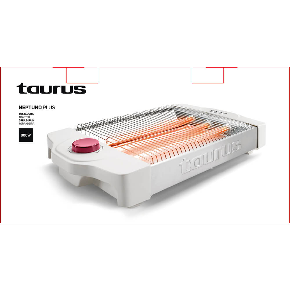 Brödrost Taurus Flat Neptuno Plus 900W