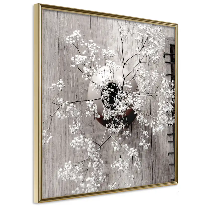 Poster Artgeist Affisch Dried Flowers Fyrkantig