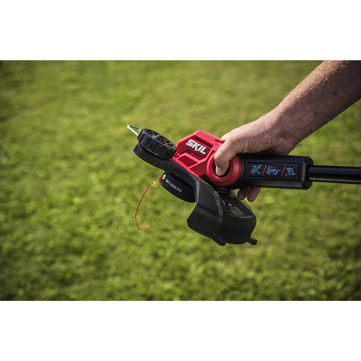 Grästrimmer SKIL 0231 CA Kolborstfri Batteridriven