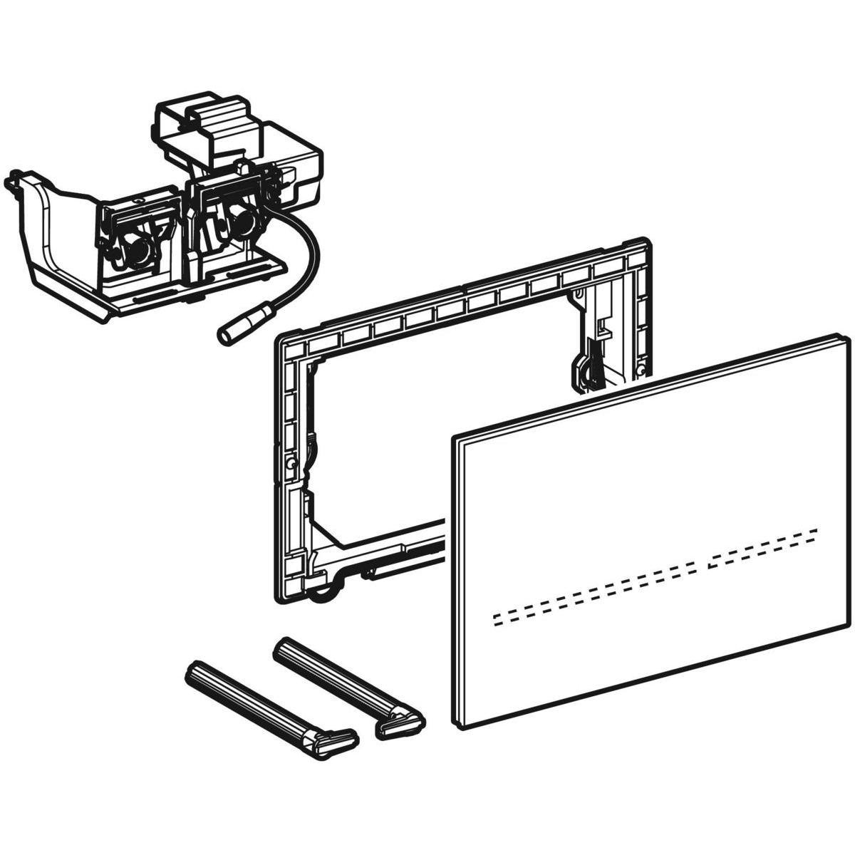 Beröringsfri Spolknapp Geberit Sigma 80