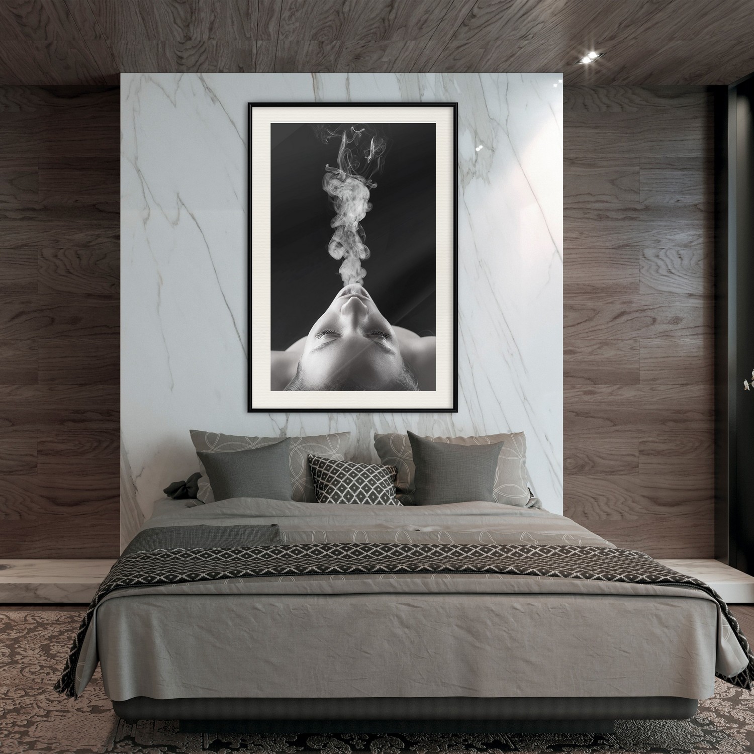 Poster Artgeist Affisch Smoke Cloud