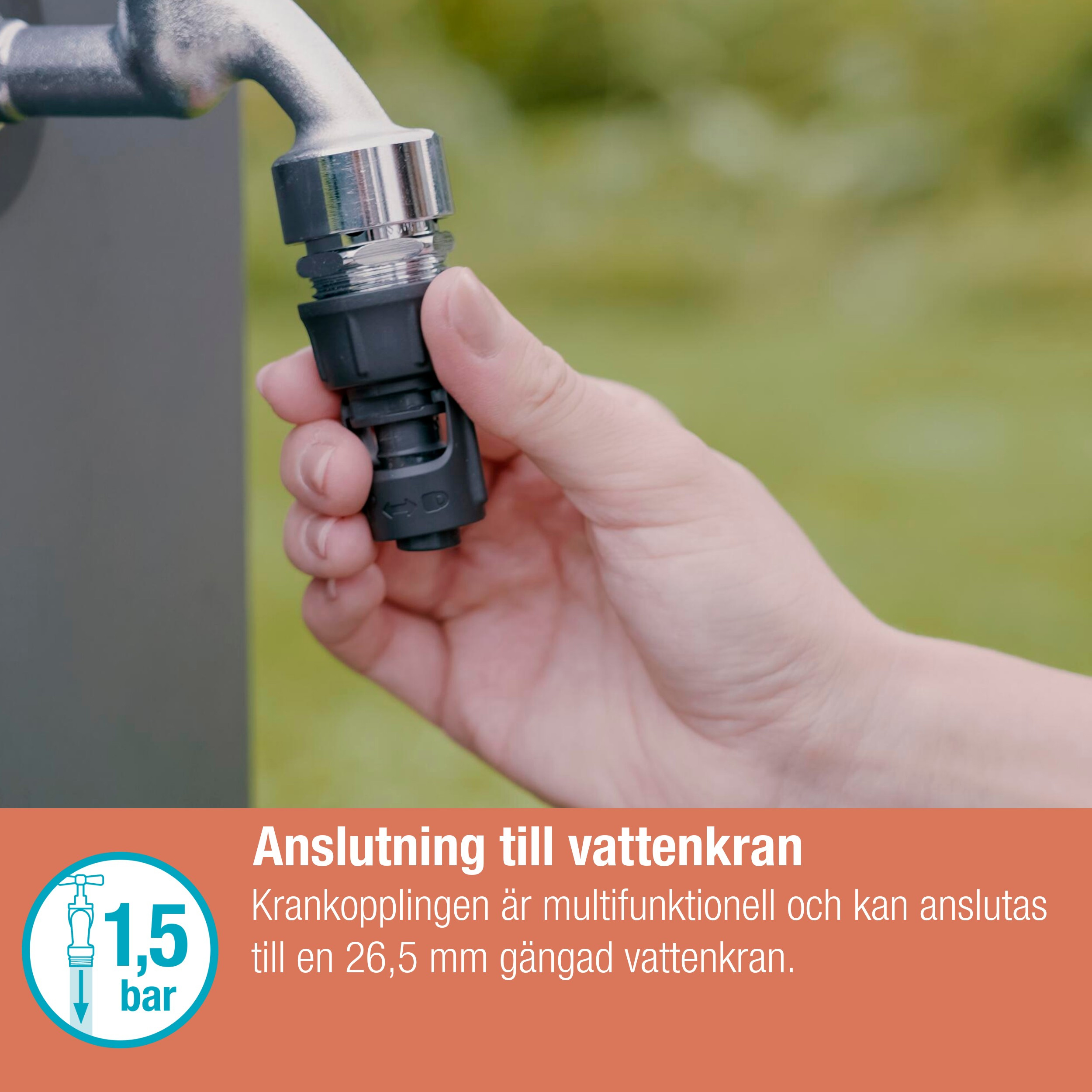 Krankoppling Gardena Micro-Drip 13 mm G 3/4"