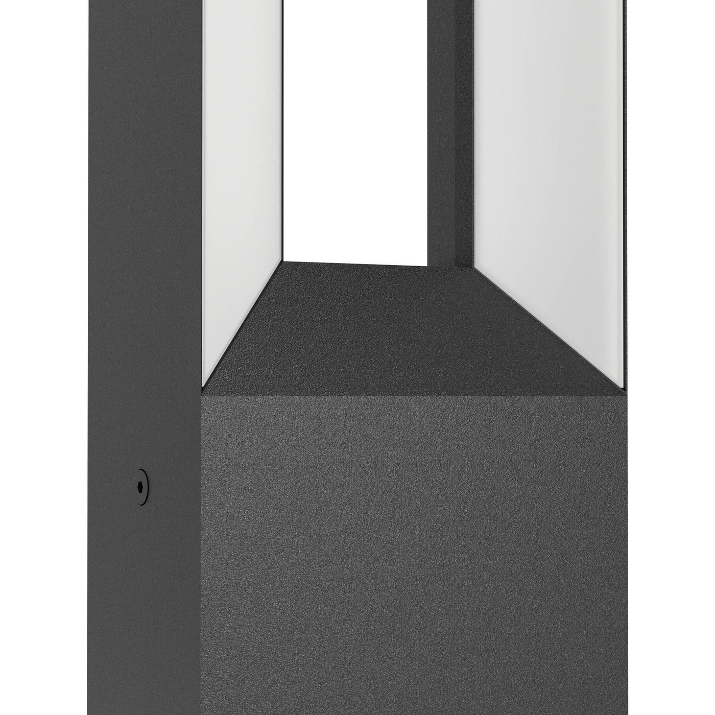 AL-LED-SOCKEL SCHWARZ/WEISS 'RIFORANO' 340 mm