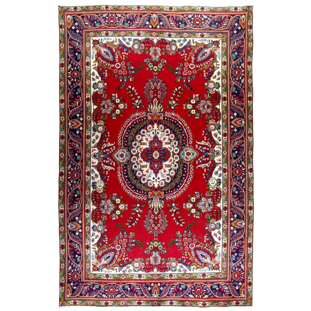 Persisk Matta Arkiio Tabriz Patina 192x300