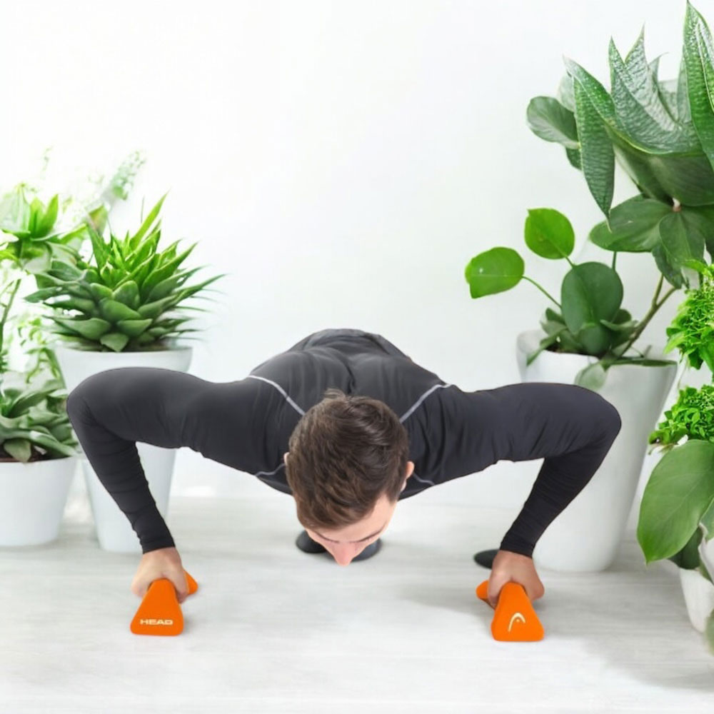 Träningsredskap Push-Up Hantlar Head Ergonomisk design & Halkfri yta