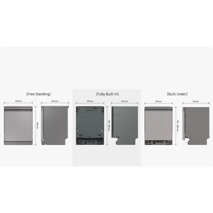 Integrerad Diskmaskin Samsung DW60BB890UAPET Bespoke Clean Black