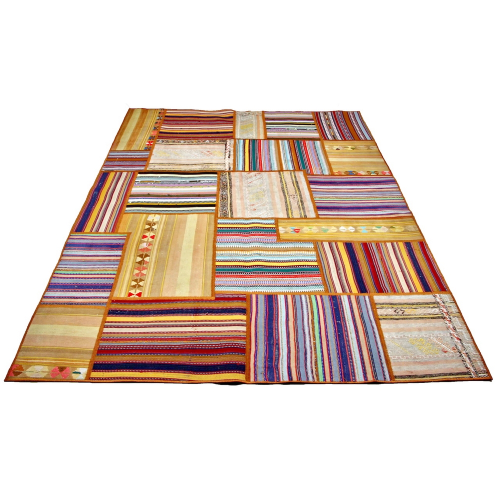 Persisk Patchworkmatta Arkiio Flerfärgad 162x233