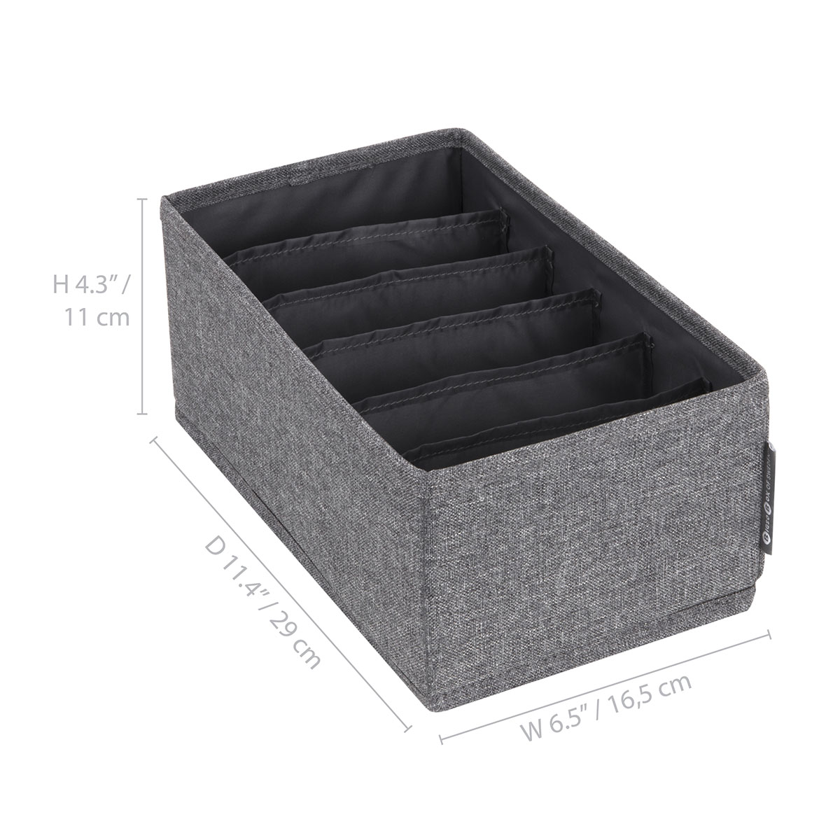 DRAWER ORGANIZER small grå Grå, Small