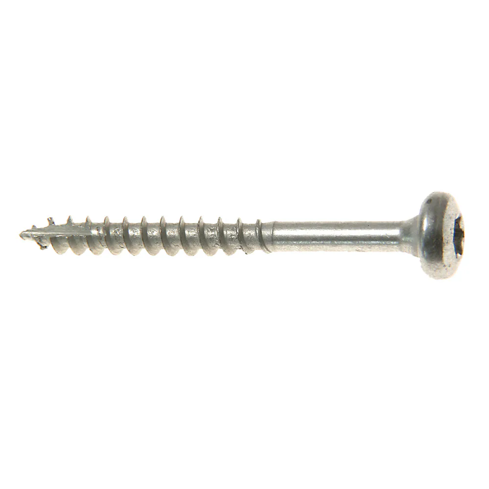 Träskruv Gunnebo Fastening Elförzinkad Kullrig