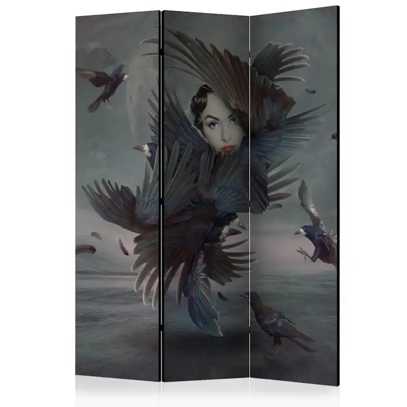 Rumsavdelare Skärmvägg Arkiio Covered In Feathers 135x172 cm