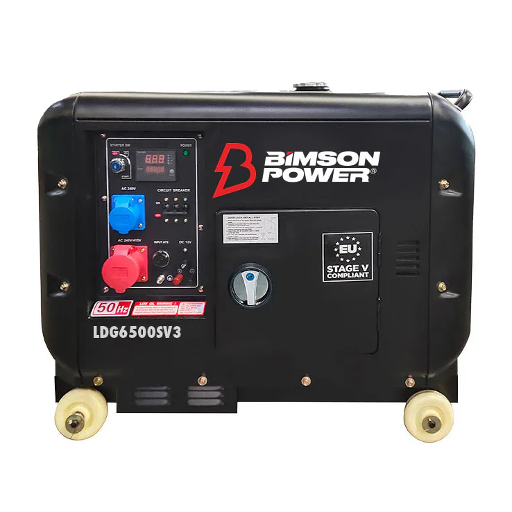 Elverk Bimson Power 5,5 kW 3-Fas Diesel ATS